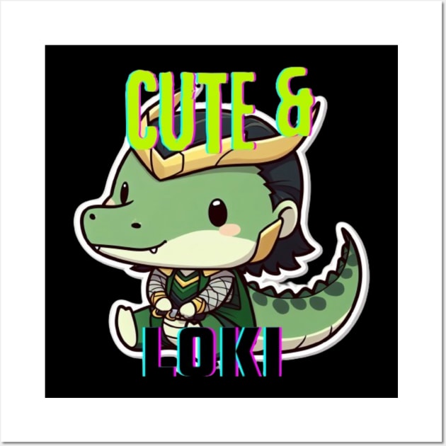 Cute & Loki Wall Art by Seven